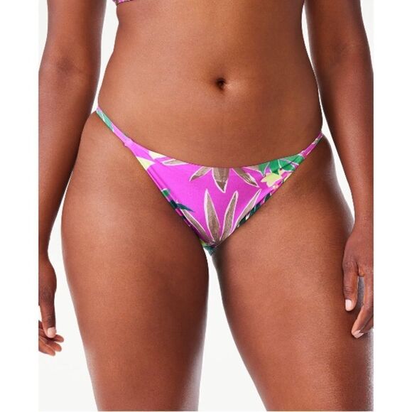 Women's Bikini Bottoms with Side Elastic Tab Swimsuit Bathing Suit Size XXL - Picture 3 of 7